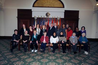 Mangano Honors Department Of Social Services Volunteers For Their 30 Years Of Service.jpg